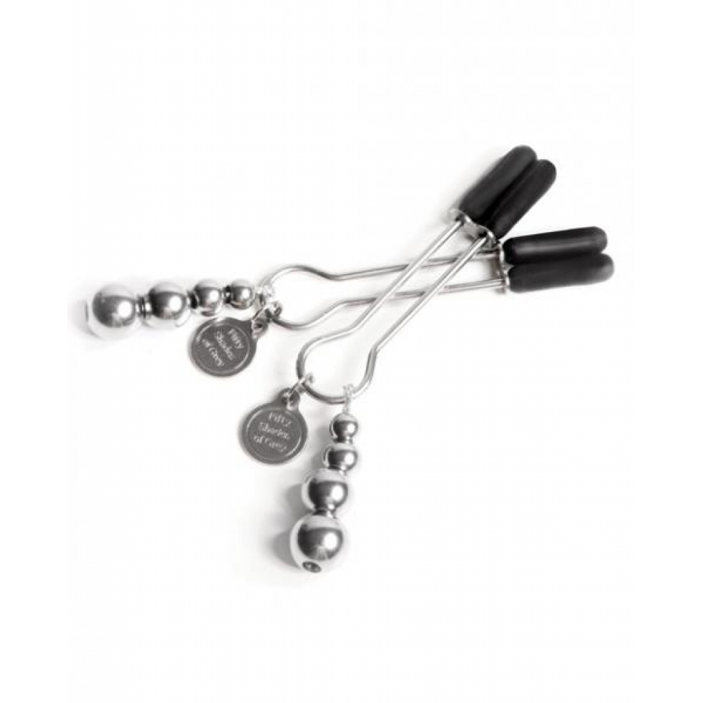 Fifty Shades Adjustable Nipple Clamps - Love Honey