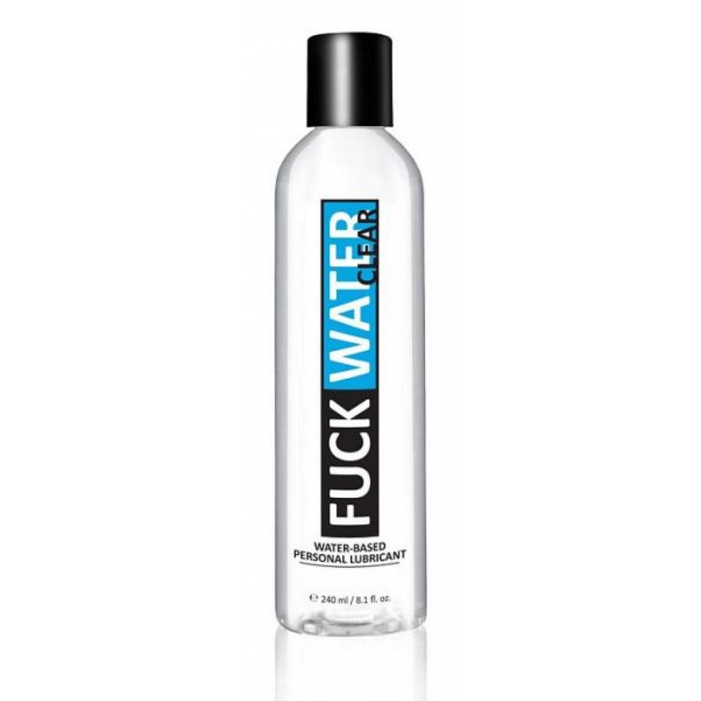 F*ck Water Clear H2O Water Based Lubricant 8oz - Picture Brite