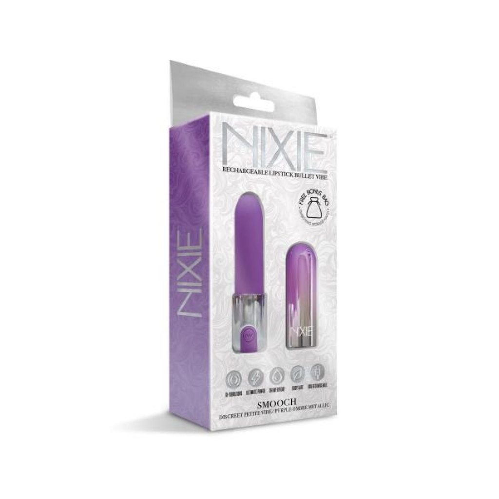 Nixie Lipstick Vibrator Purple Ombre - Global Novelties