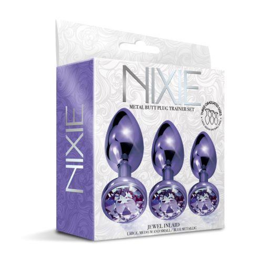 Nixie Metal Plug Trainer Set Purple Metallic - Global Novelties