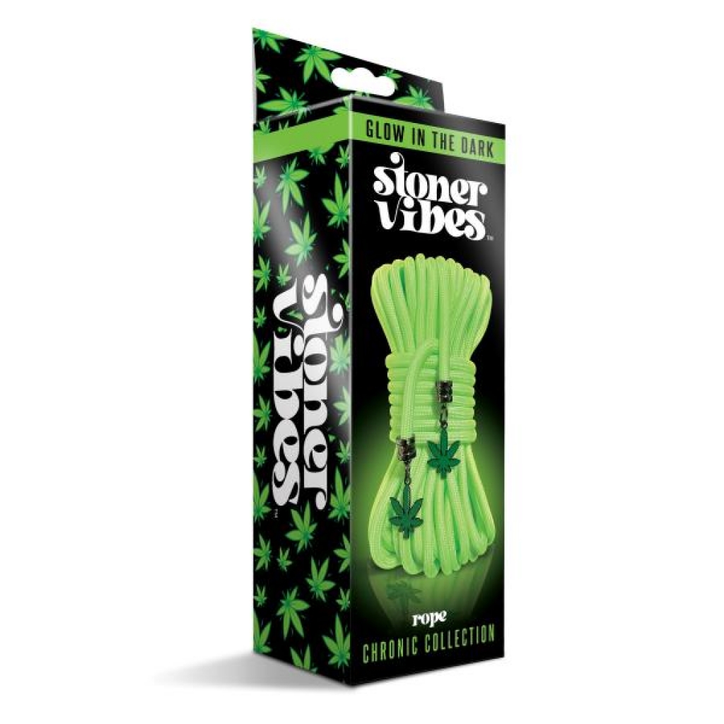 Stoner Vibe Chronic Collection Glow In The Dark Rope 32 Ft - Global Novelties