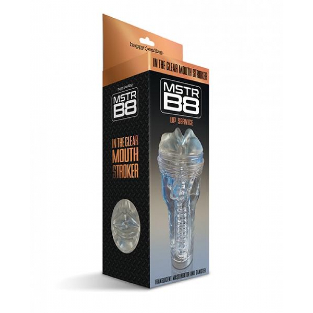 Mstr B8 In The Clear Mouth Stroker - Global Novelties