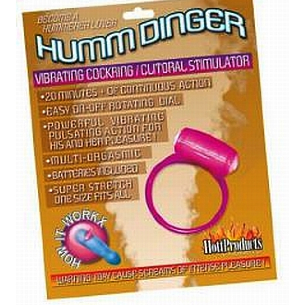 Humm Dinger Penis Ring Purple - Hott Products
