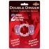 Humm Dinger Double Dinger Cock Ring Purple - Hott Products