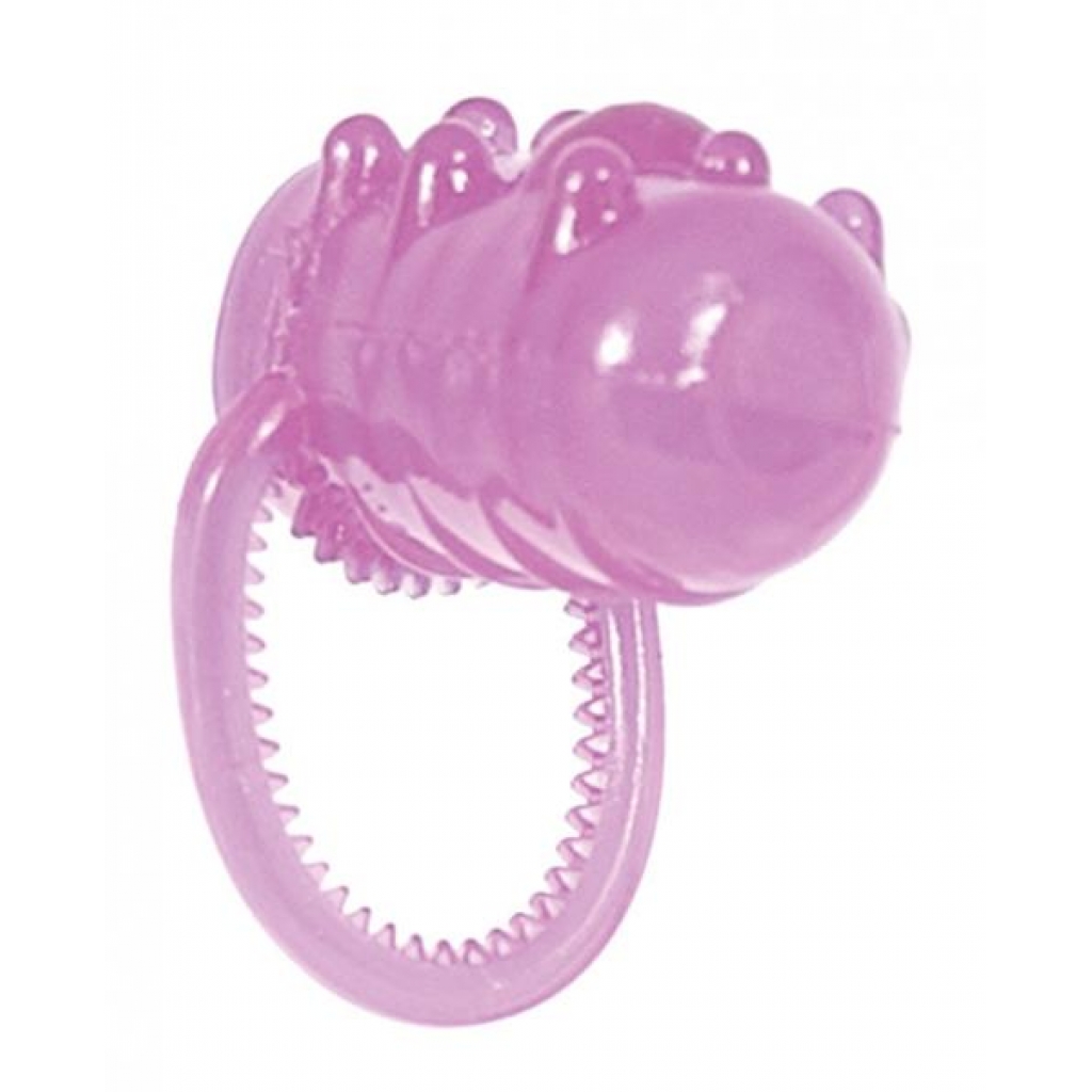 Tongue Dinger Vibrating Tongue Ring-Purple - Hott Products