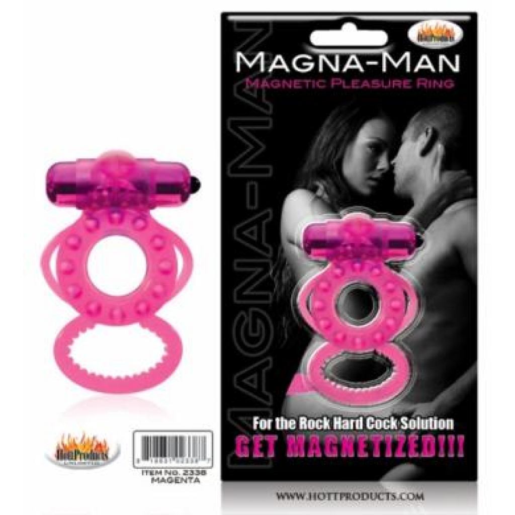 Magna Man Magnetic Ring Magenta - Hott Products