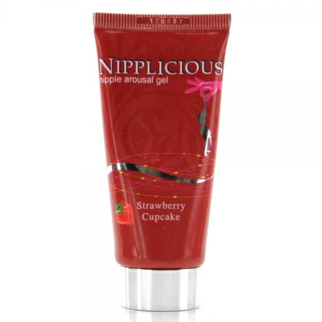 Nipplicious Nipple Arousal Gel Strawberry Cupcake 1 Ounce - Hott Products