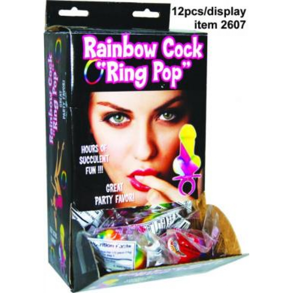 Rainbow Ring Pop Display - Hott Products
