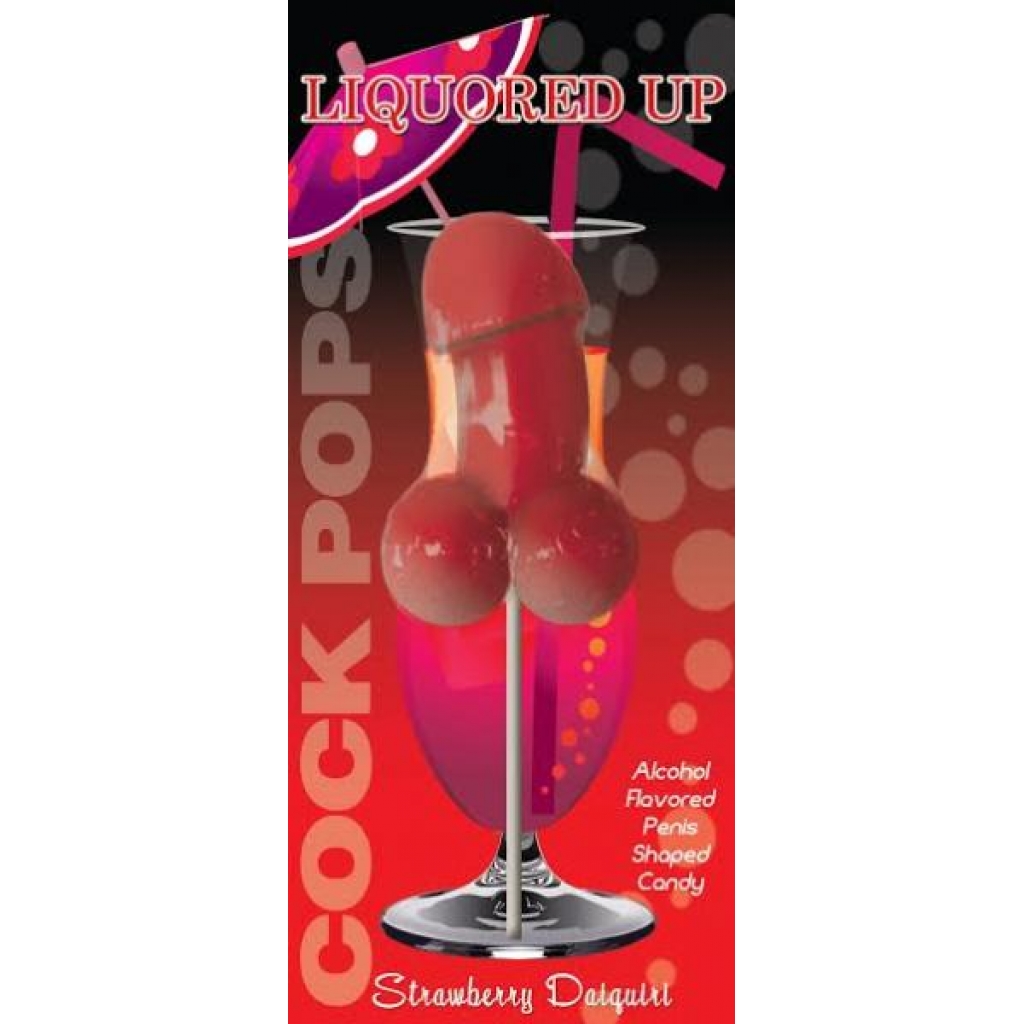 Cock Pop Strawberry Daiquiri Flavor Lollipop - Hott Products