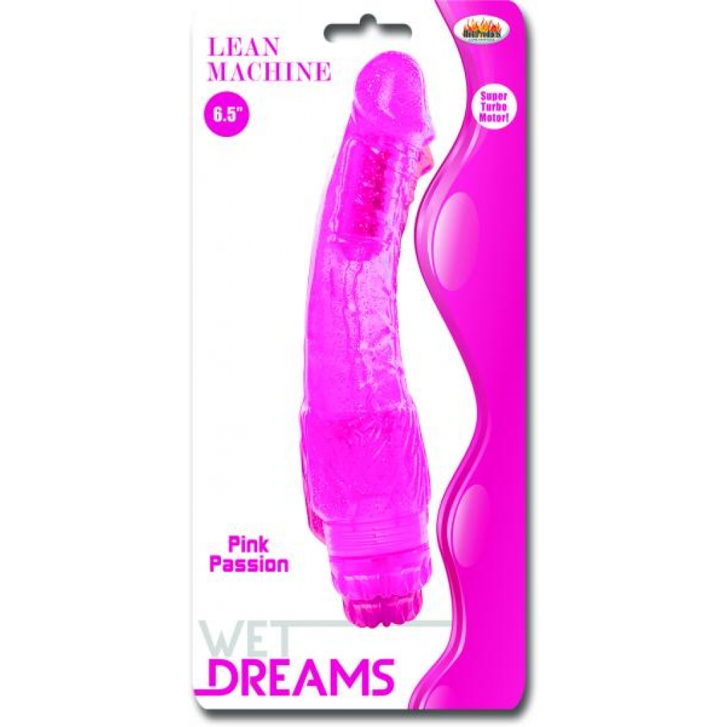 Lean Machine Pink Realistic Vibrator - Hott Products