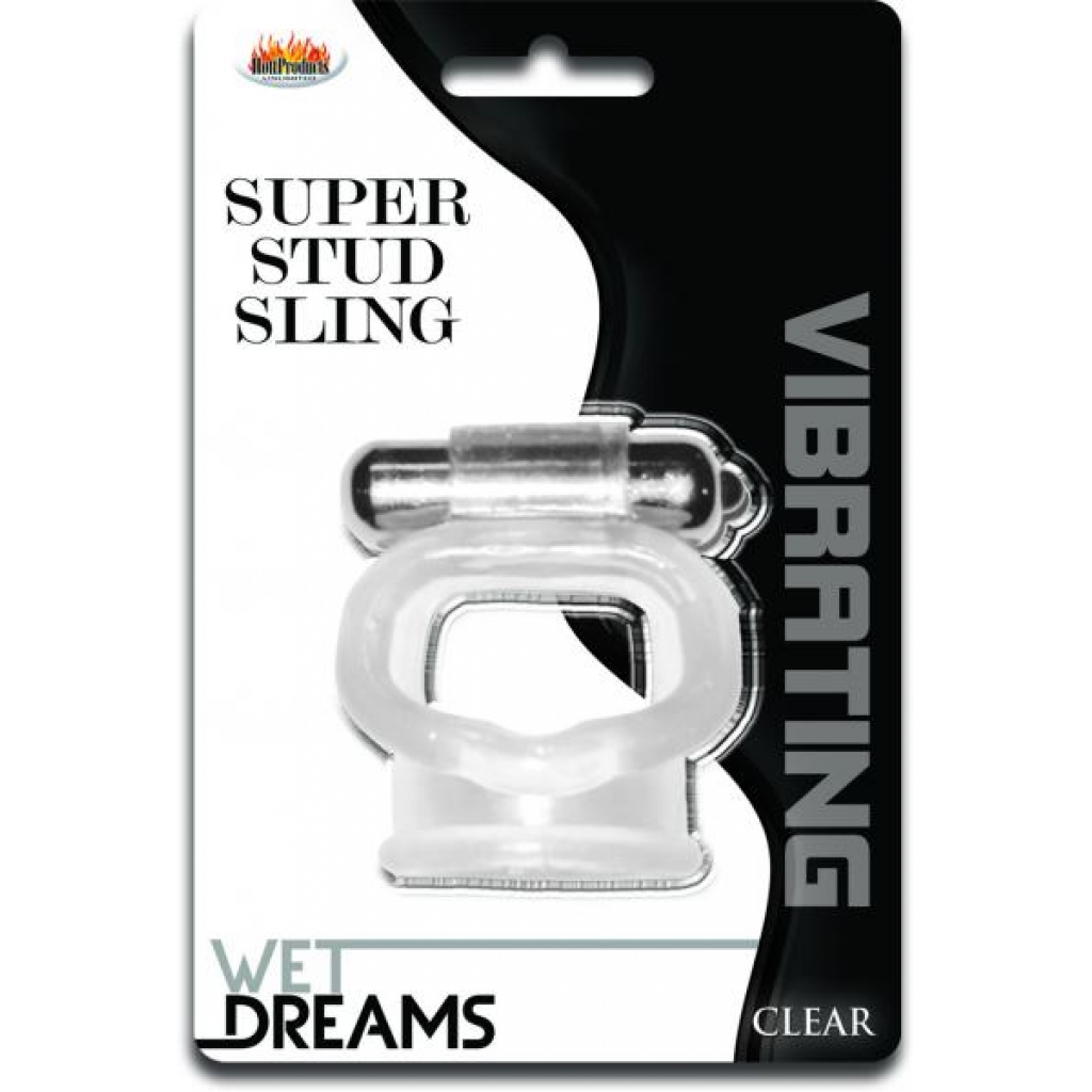 Wet Dreams Super Stud Sling Clear - Hott Products