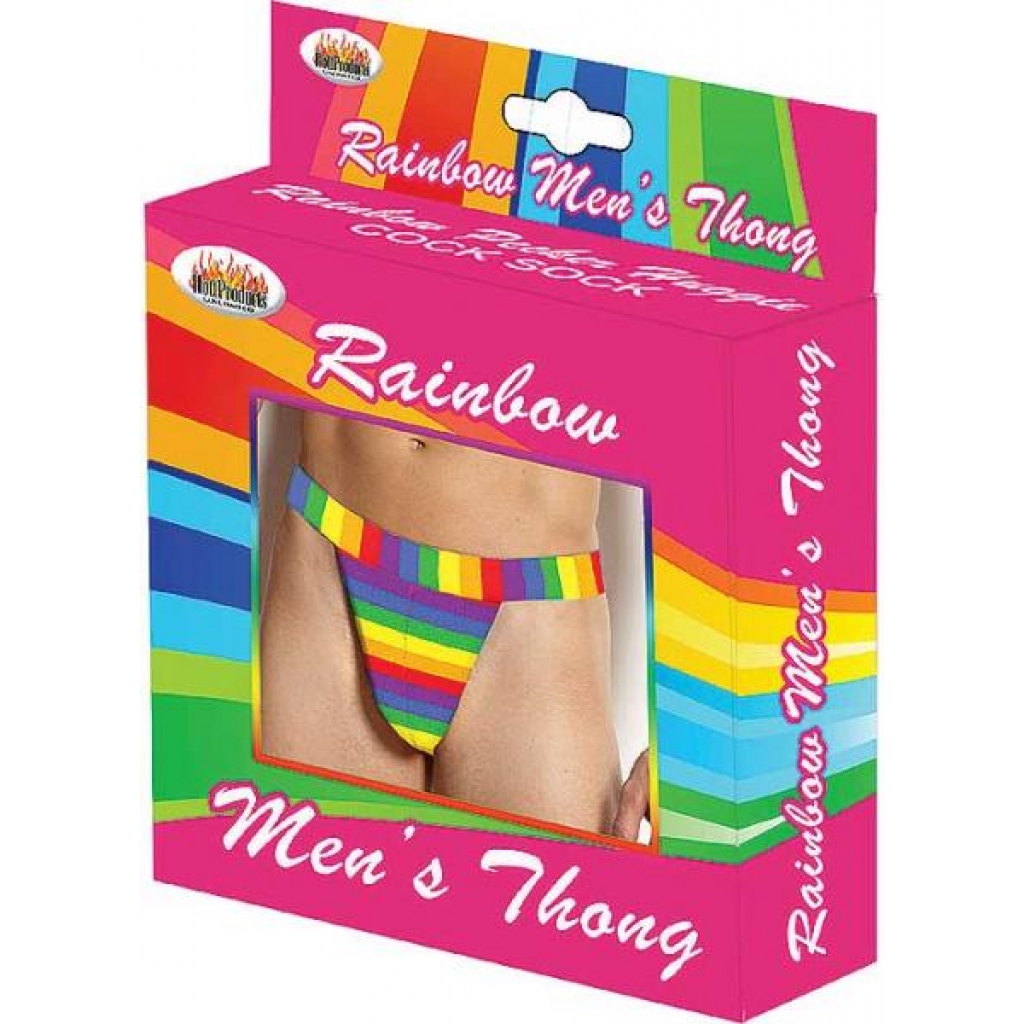 Rainbow Men's Thong One Size - Hott Products