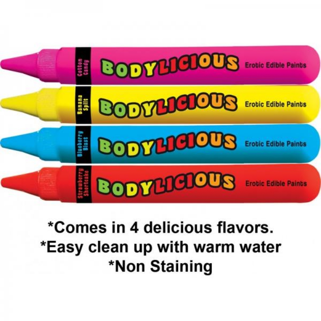 Bodylicious Edible Body Pens 4 Pack - Hott Products