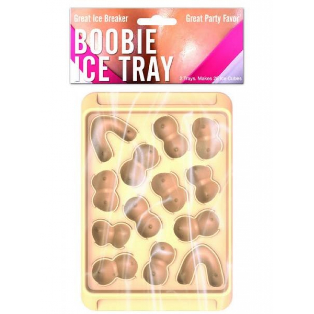 Boobie Ice Cube Tray Assorted Shapes 2 Pack - Hott Products
