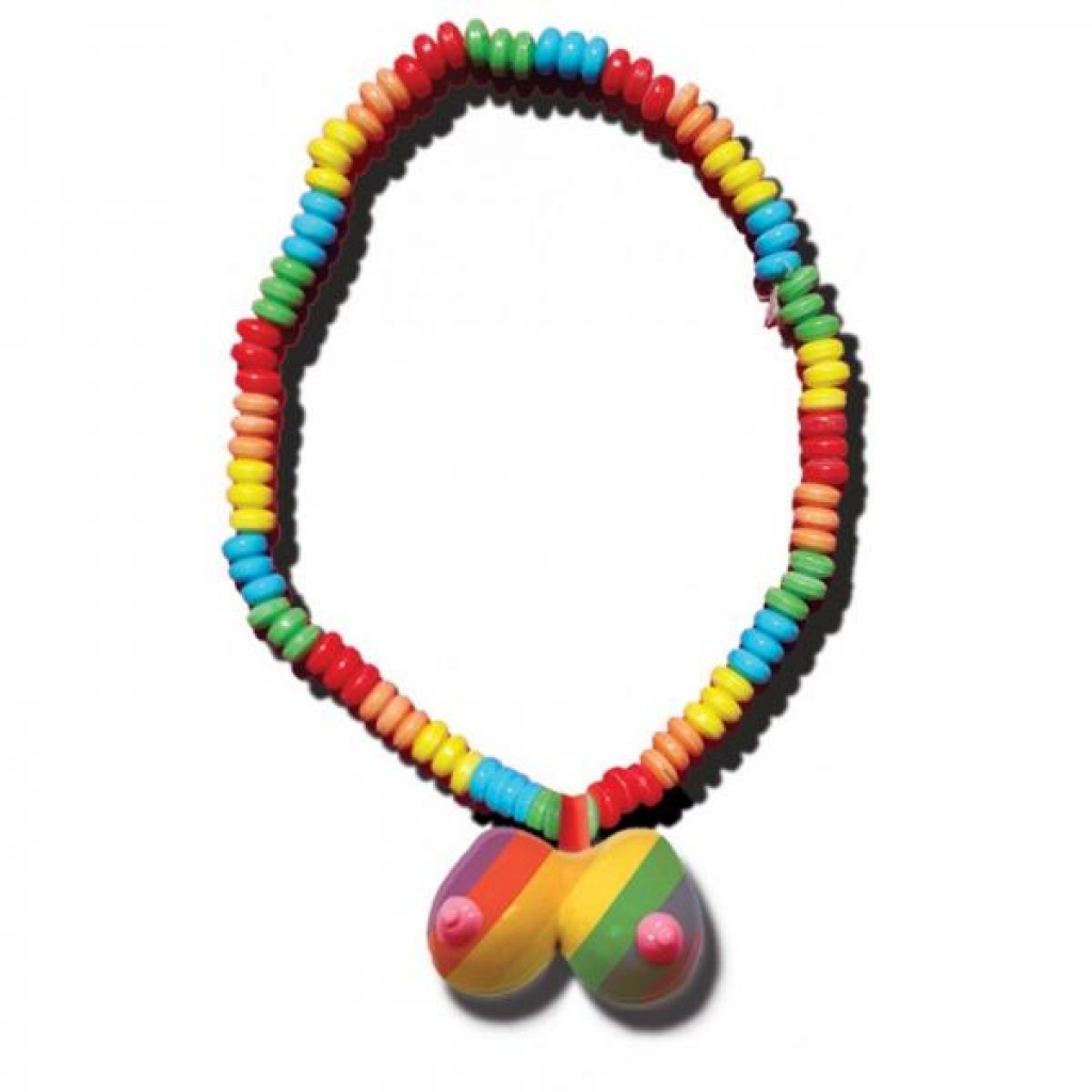 Rainbow Boobie Candy Necklace - Hott Products