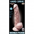Skinsations Hard Drive 8 inches Dildo Beige - Hott Products