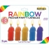 Rainbow Pecker Party Candles 5 Pack Assorted Colors - Hott Products