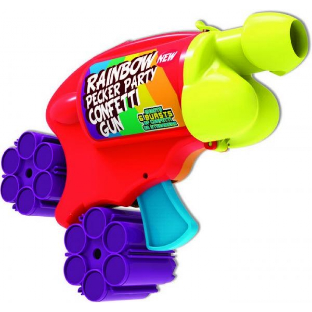 Rainbow Pecker Party Confetti Gun - Hott Products