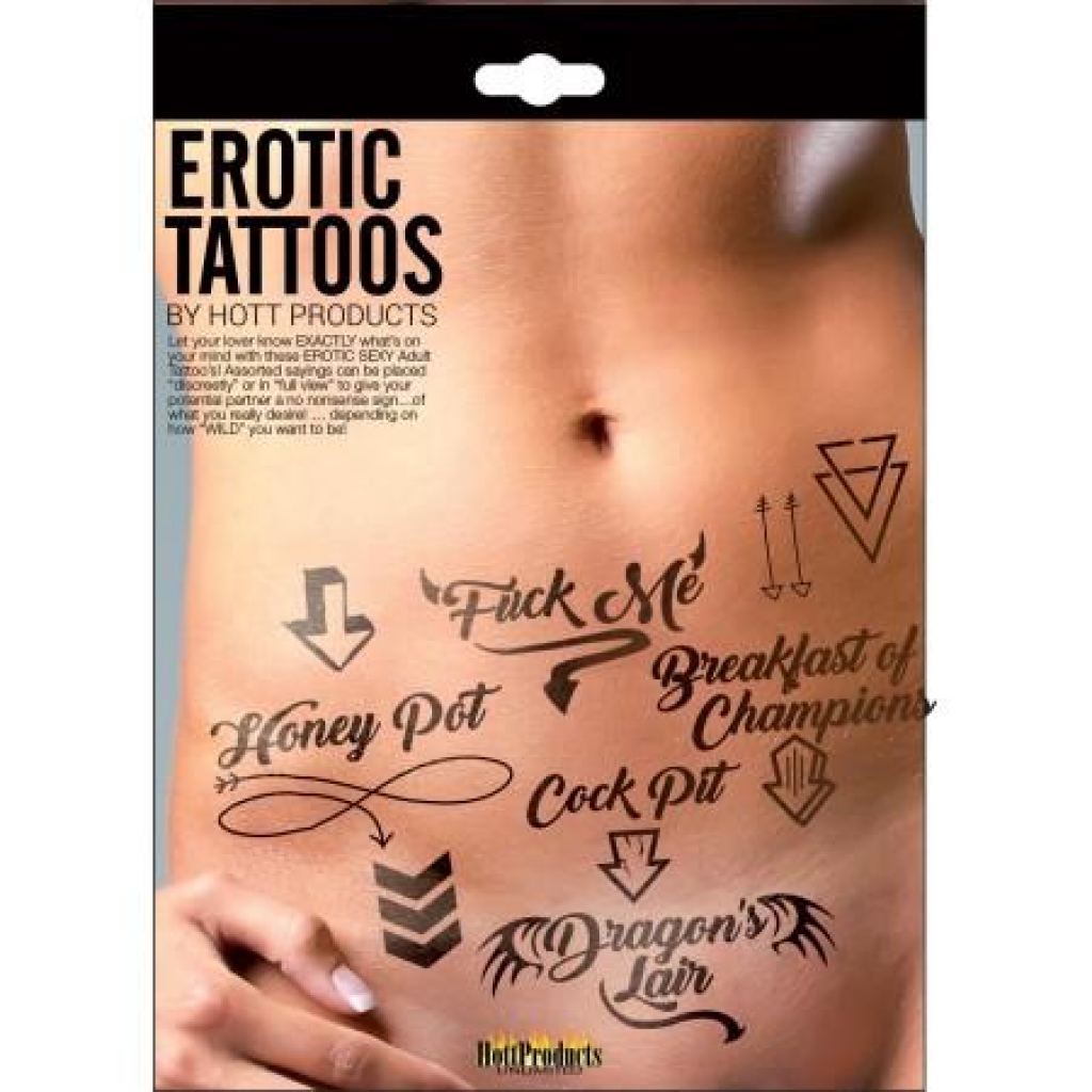Erotic Tattoos Assorted Pack - Hott Products