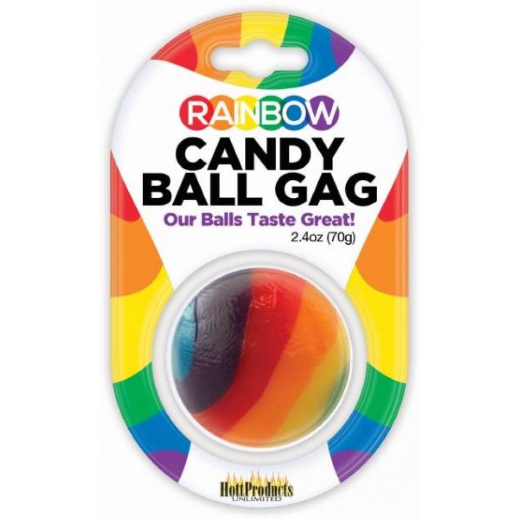 Rainbow Candy Ball Gag - Hott Products