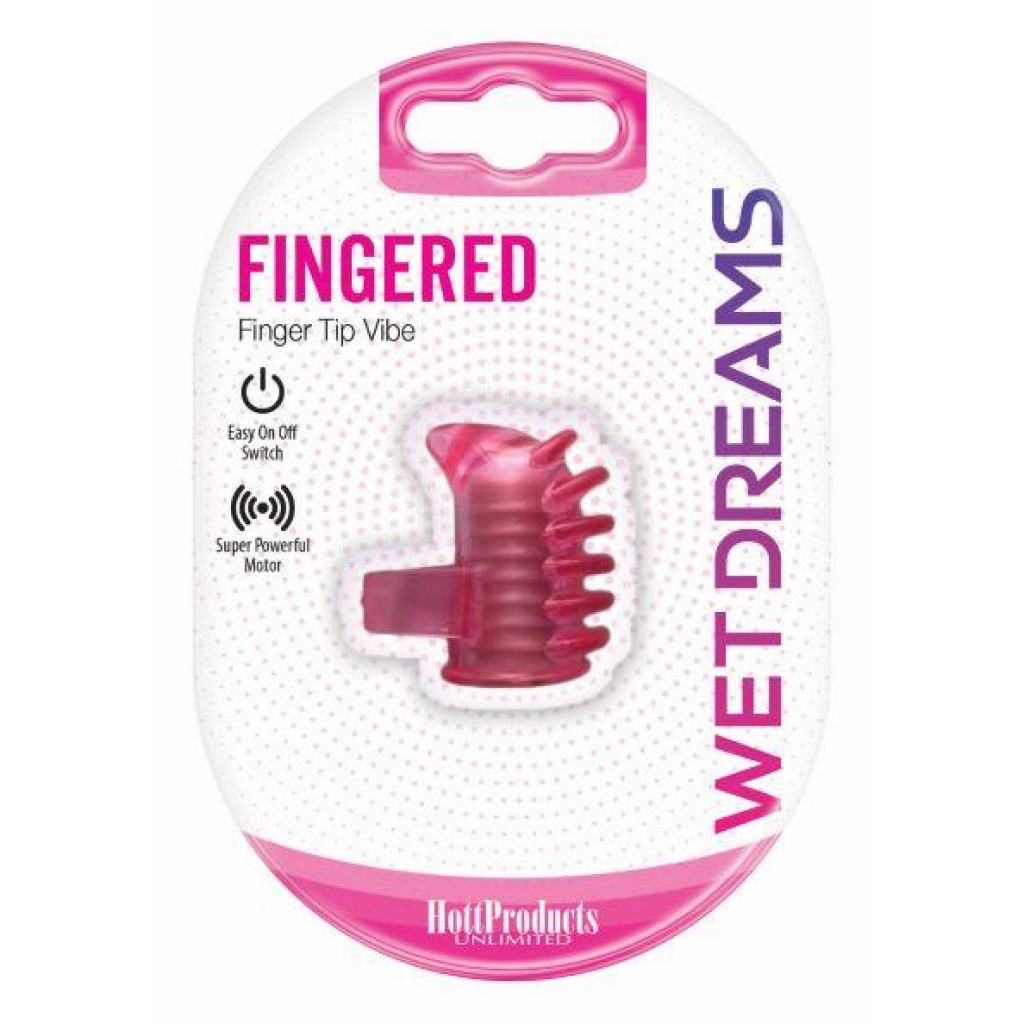 Wet Dreams Fingered Finger Tip Vibe Pink - Hott Products