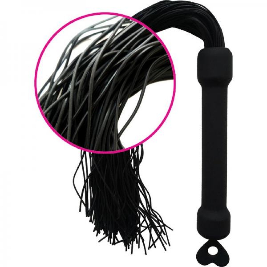 Whip It Black Pleasure Whip With Tassels - Hott Products