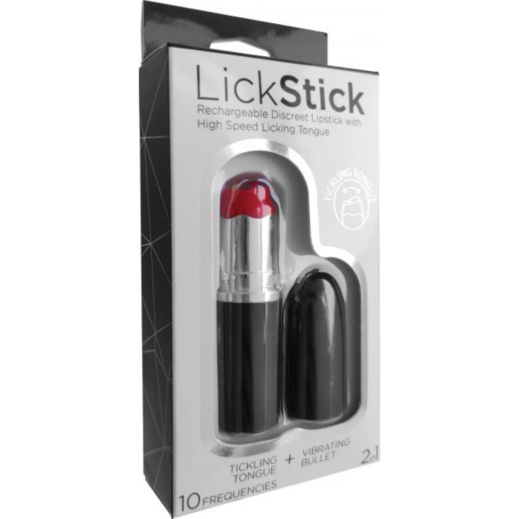 Lick Stick Vibrating Lipstick 10 Speed Rechargeable - Hott Products