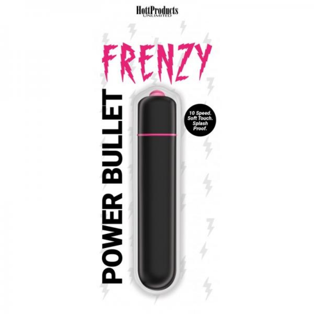 Frenzy Power Bullet 10 Speeds Black - Hott Products