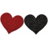 Nipplicious Heart Shaped Glitter Pasties 2pk - Hott Products