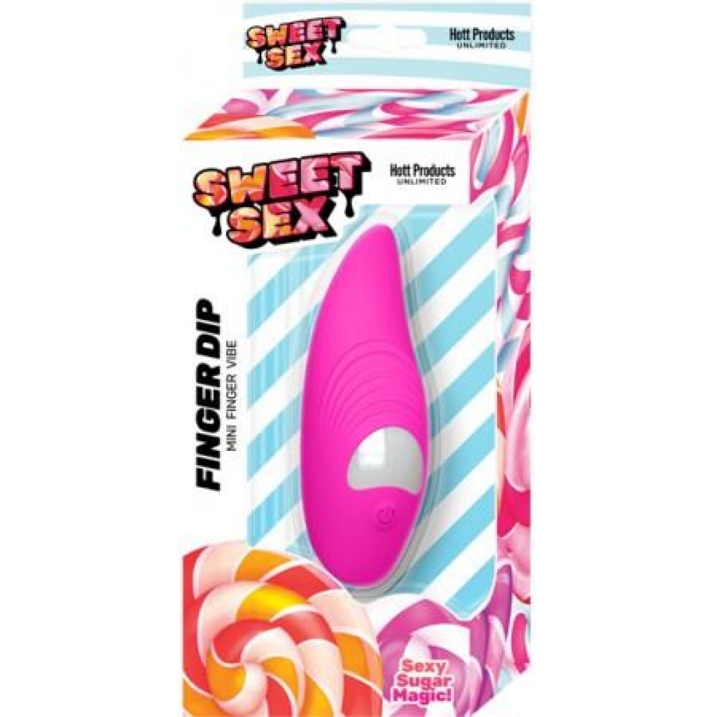 Sweet Sex Finger Dip Finger Vibe Magenta - Hott Products