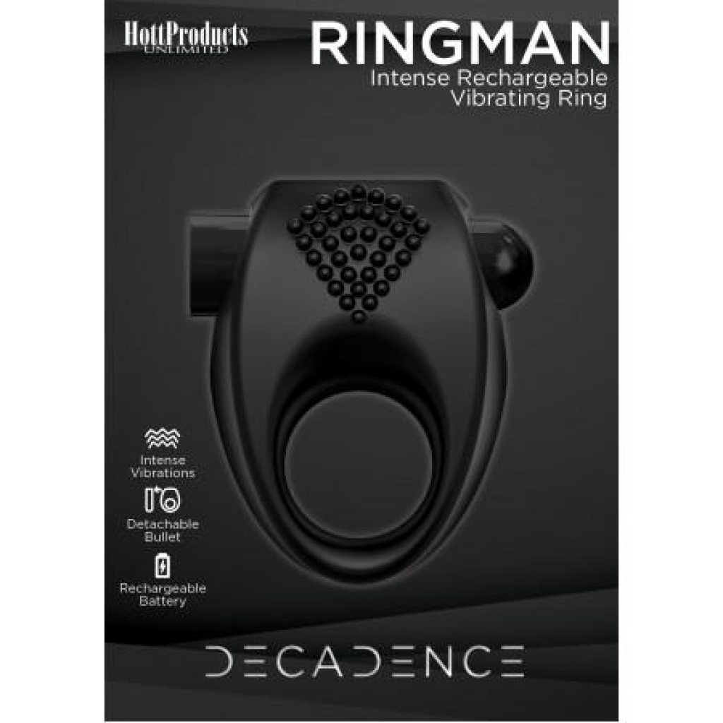 Decadence Ringman Vibrating Cock Ring - Hott Products
