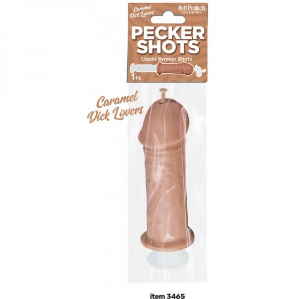 Pecker Shot Syringe Brown - Hott Products
