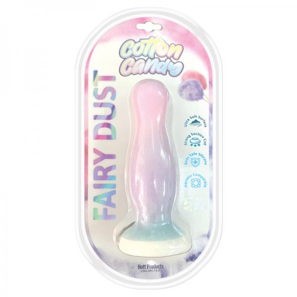 Cotton Candy Fairy Dust 5.7in Silicone Dildo - Hott Products