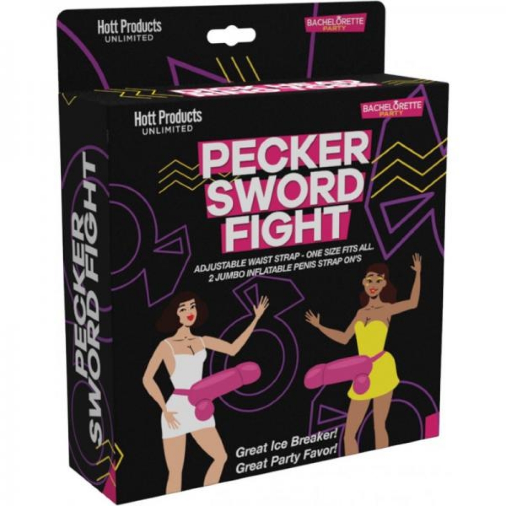 Pecker Sword Fight Game Strap On Large Penis 2 Pack - Hott Products