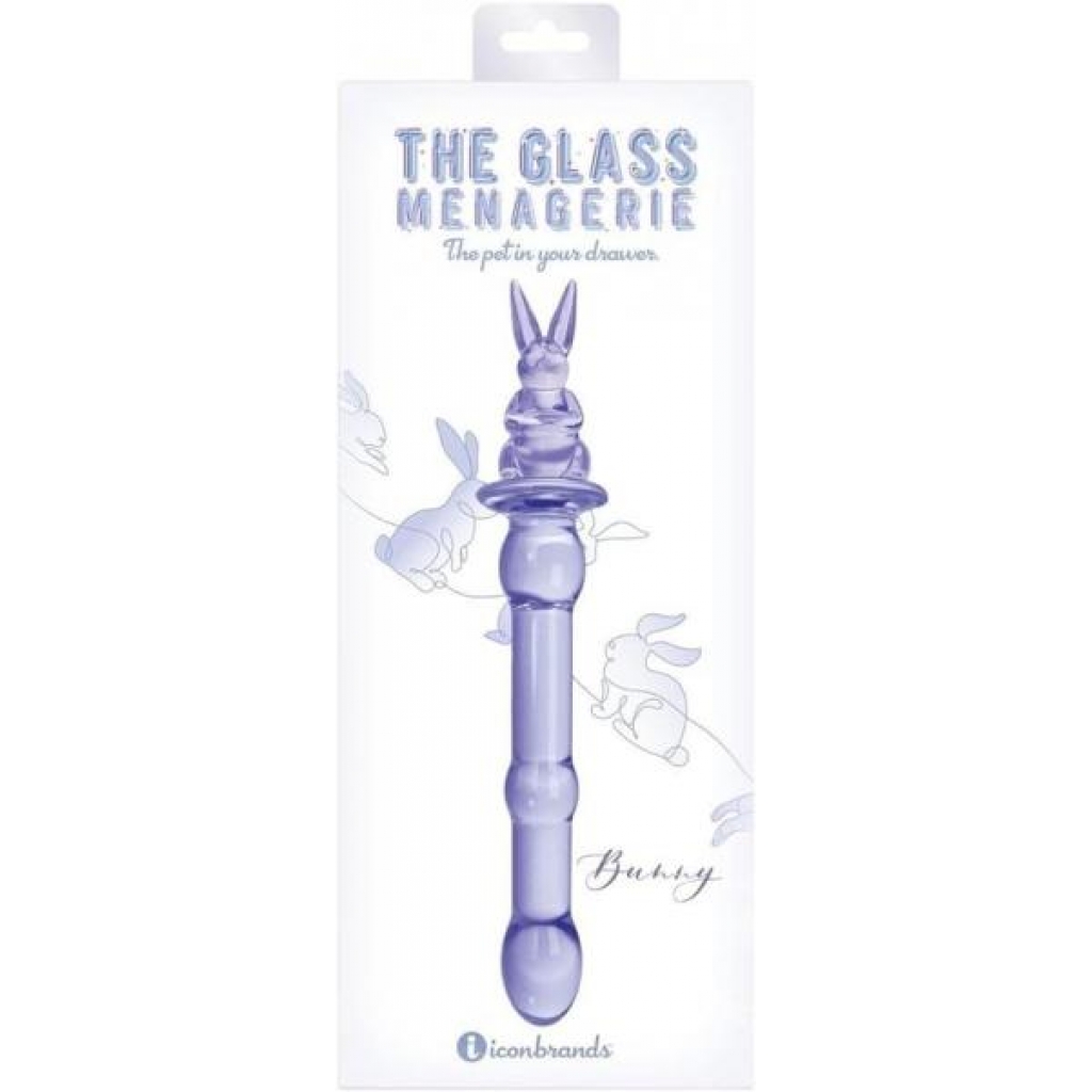Glass Menagerie Rabbit Purple - Icon Brands