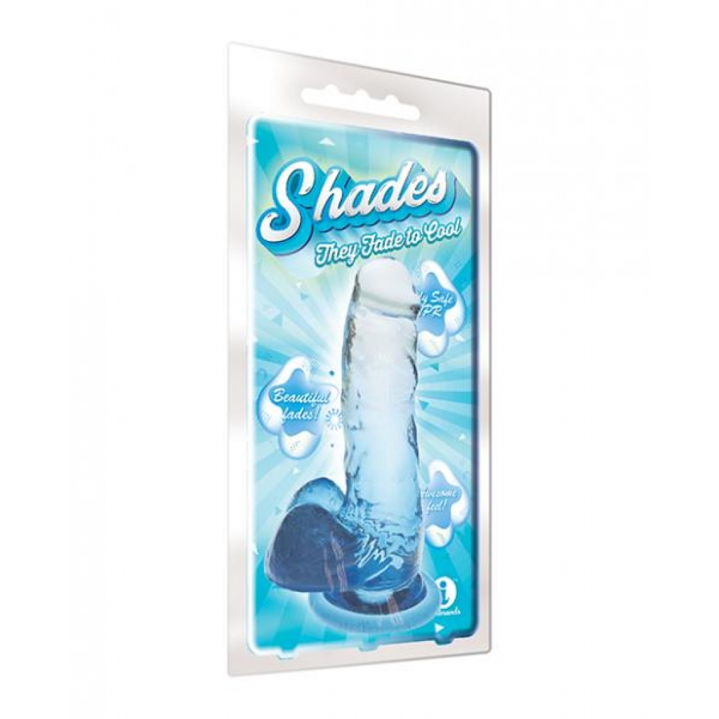 Shades 7in Jelly Gradient Dong Blue - Icon Brands
