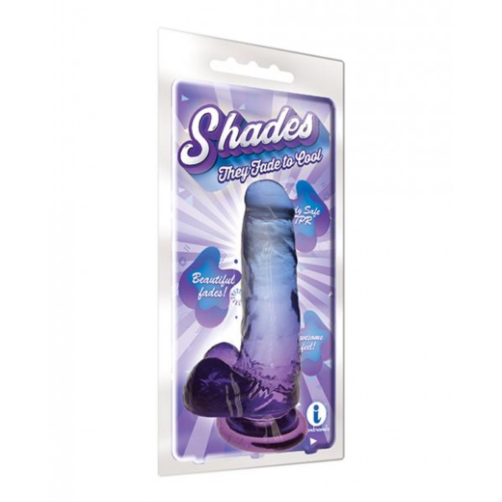 Shades 7in Jelly Gradient Dong Blue/violet - Icon Brands