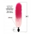 Foxy Tail Silicone Butt Plug Pink - Icon Brands