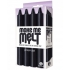 Make Me Melt Sensual Warm Drip Candles 4 Pack Black - Icon Brands