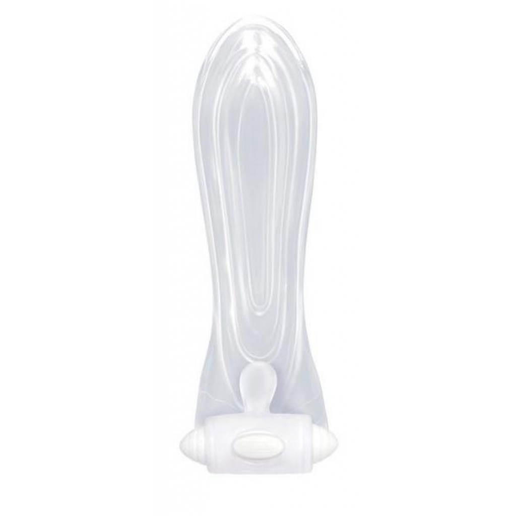 The Nines Vibrating Sextenders Contoured Sleeve Clear - Icon Brands