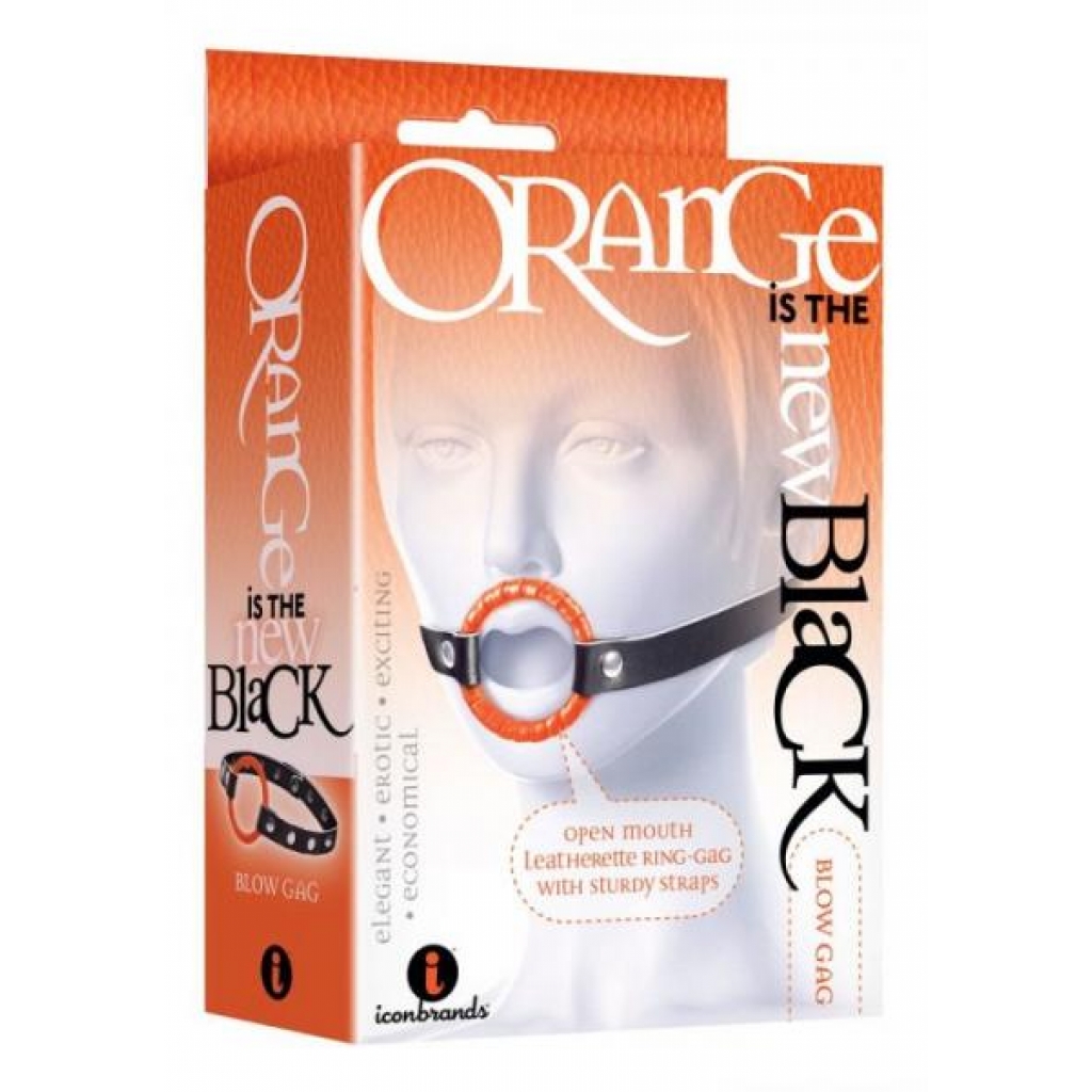 9's Black Blow Gag Open Mouth - Icon Brands