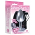 The Silver Starter Heart Bejeweled Steel Plug Pink - Icon Brands