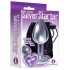 The Silver Starter Heart Bejeweled Stainless Steel Plug Violet - Icon Brands