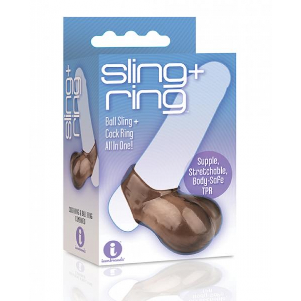 The Nines Ball Sling Plus Ring Cock Ring And Ball Sling - Icon Brands