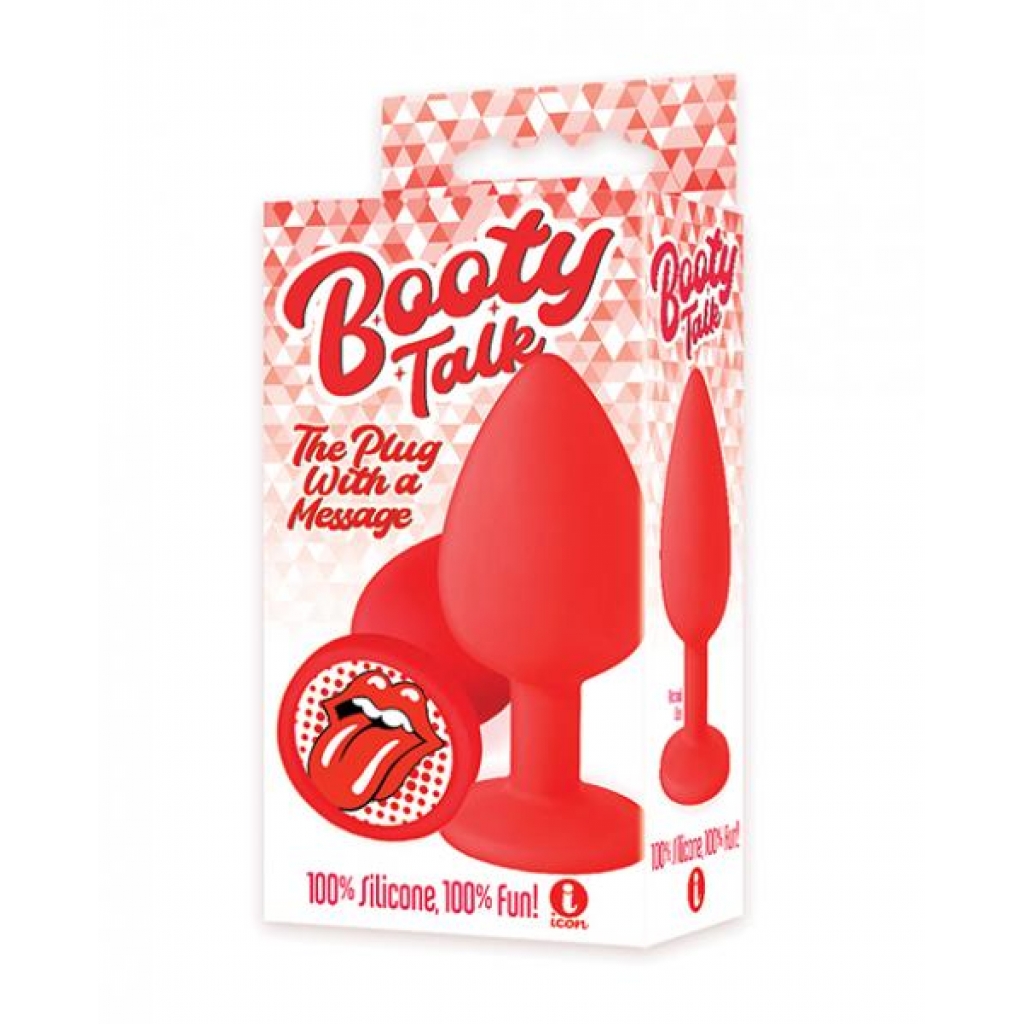 The 9's Booty Talk The Tongue Silicone Butt Plug - Icon Brands