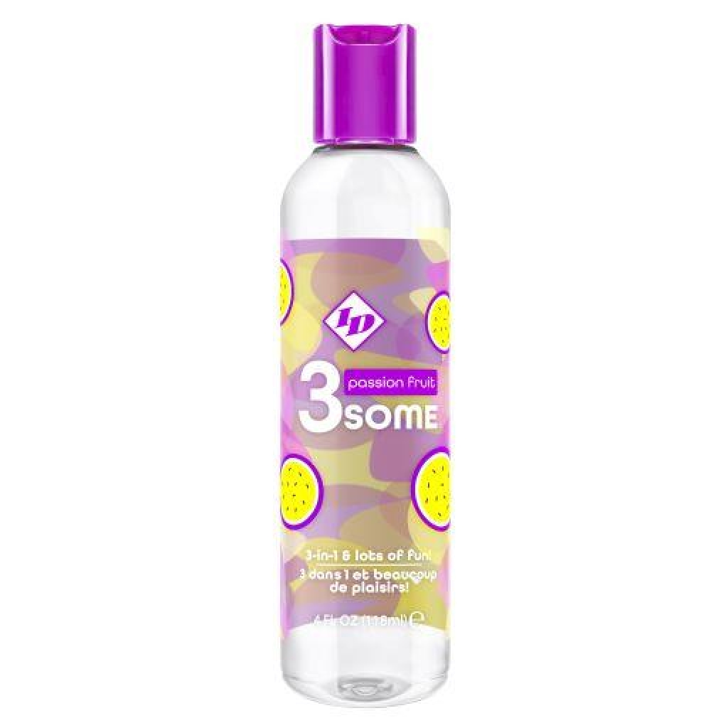 Id 3some Passion Fruit 4 Oz - Id Lube