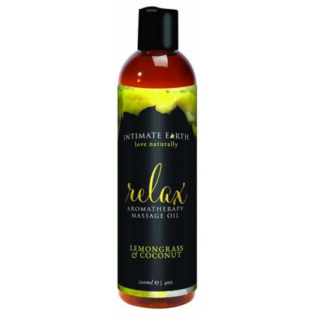 Intimate Earth Relax Massage Oil 4oz - Intimate Earth