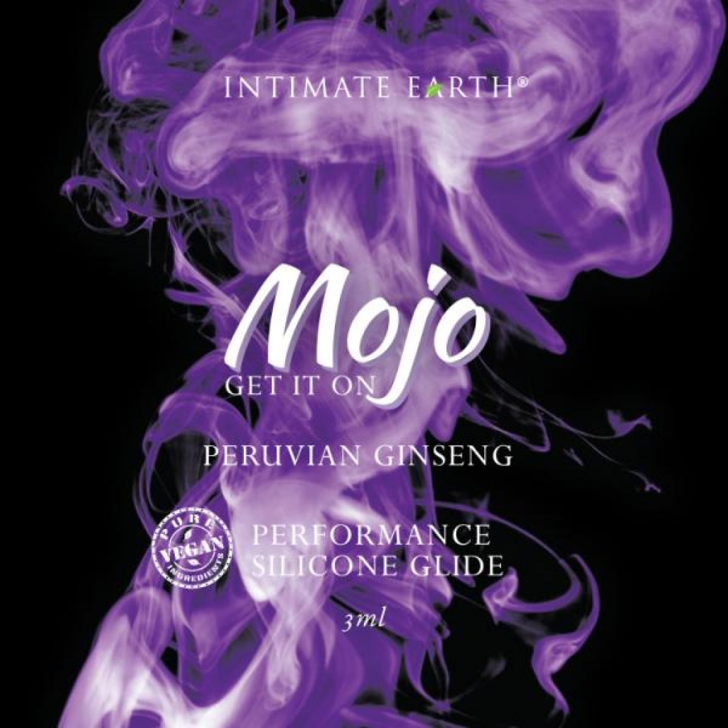 Mojo Peruvian Ginseng Silicone Performance Glide 3 Ml Foil (eaches) - Intimate Earth