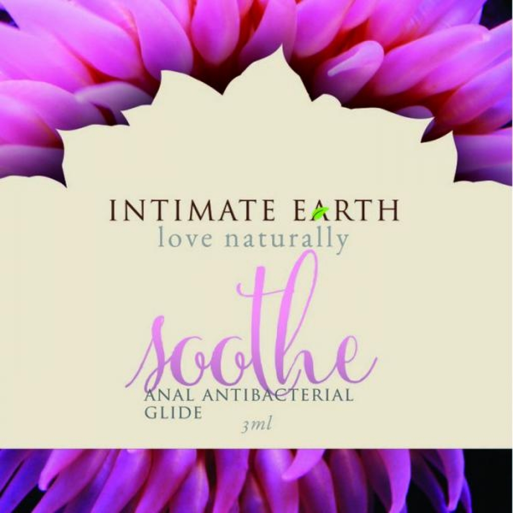 Intimate Earth Soothe Anal Anti Bacterial Glide Foil Pack .10oz - Intimate Earth