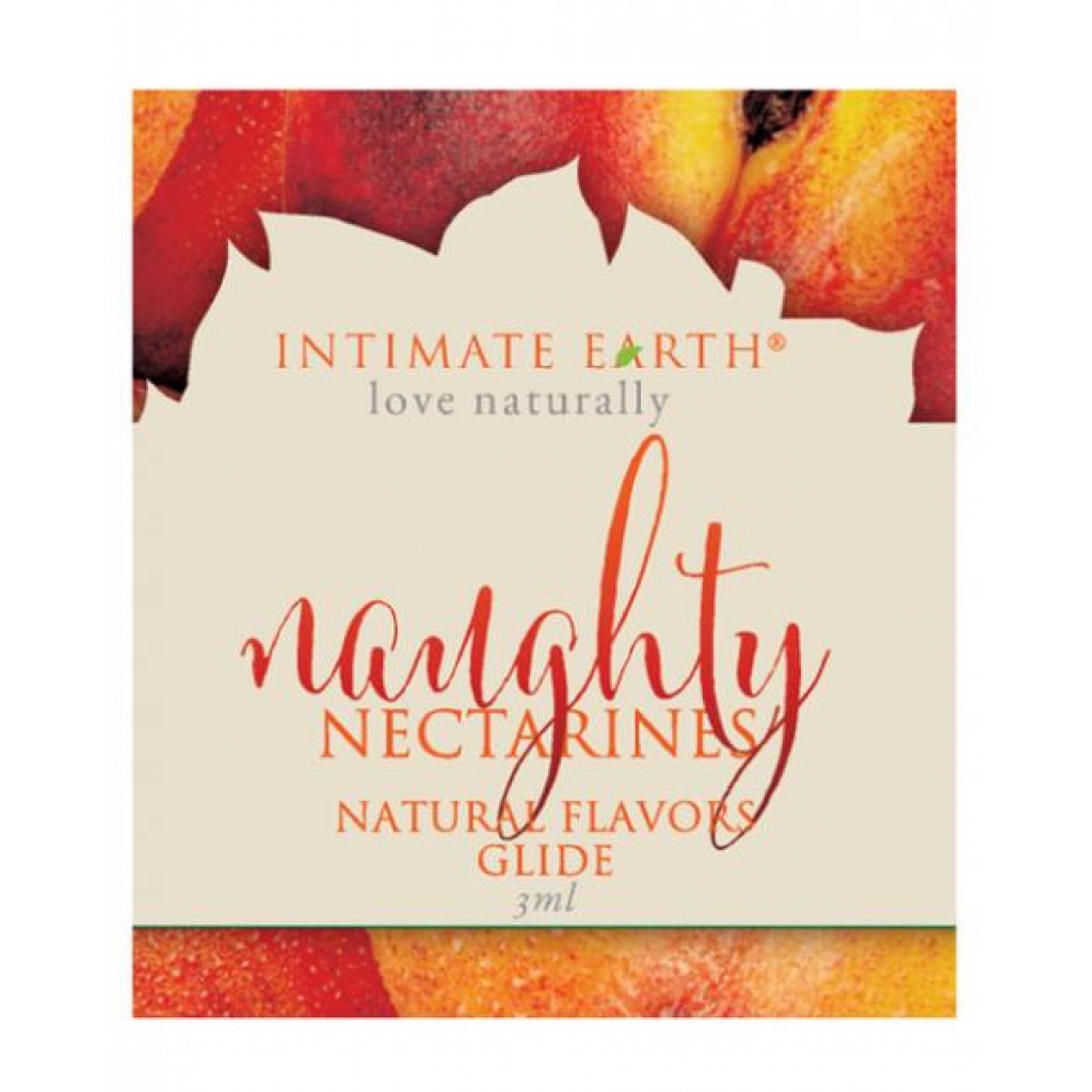 Intimate Earth Naughty Nectarines Glide Foil Pack .10oz - Intimate Earth